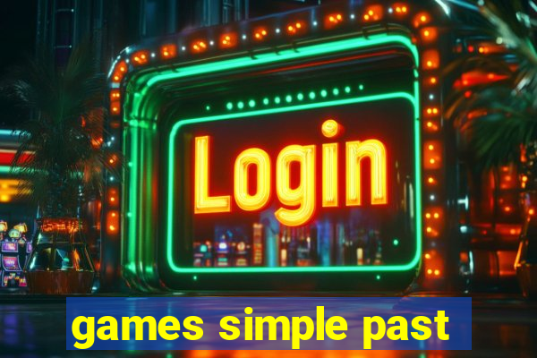 games simple past